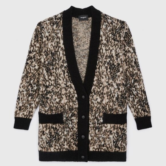 The Kooples Long, Oversized Mohair Knit Cardigan, Size M/L - Picture 6 of 10